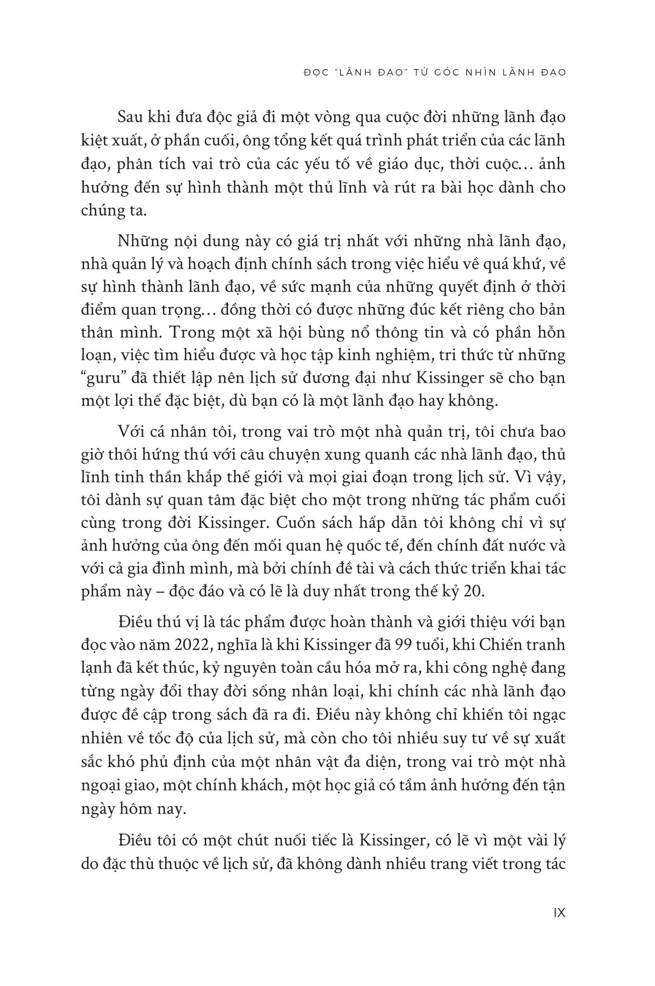 leadership - lãnh đạo - 6 chiến lược gia kiệt xuất định hình thế giới - bìa cứng