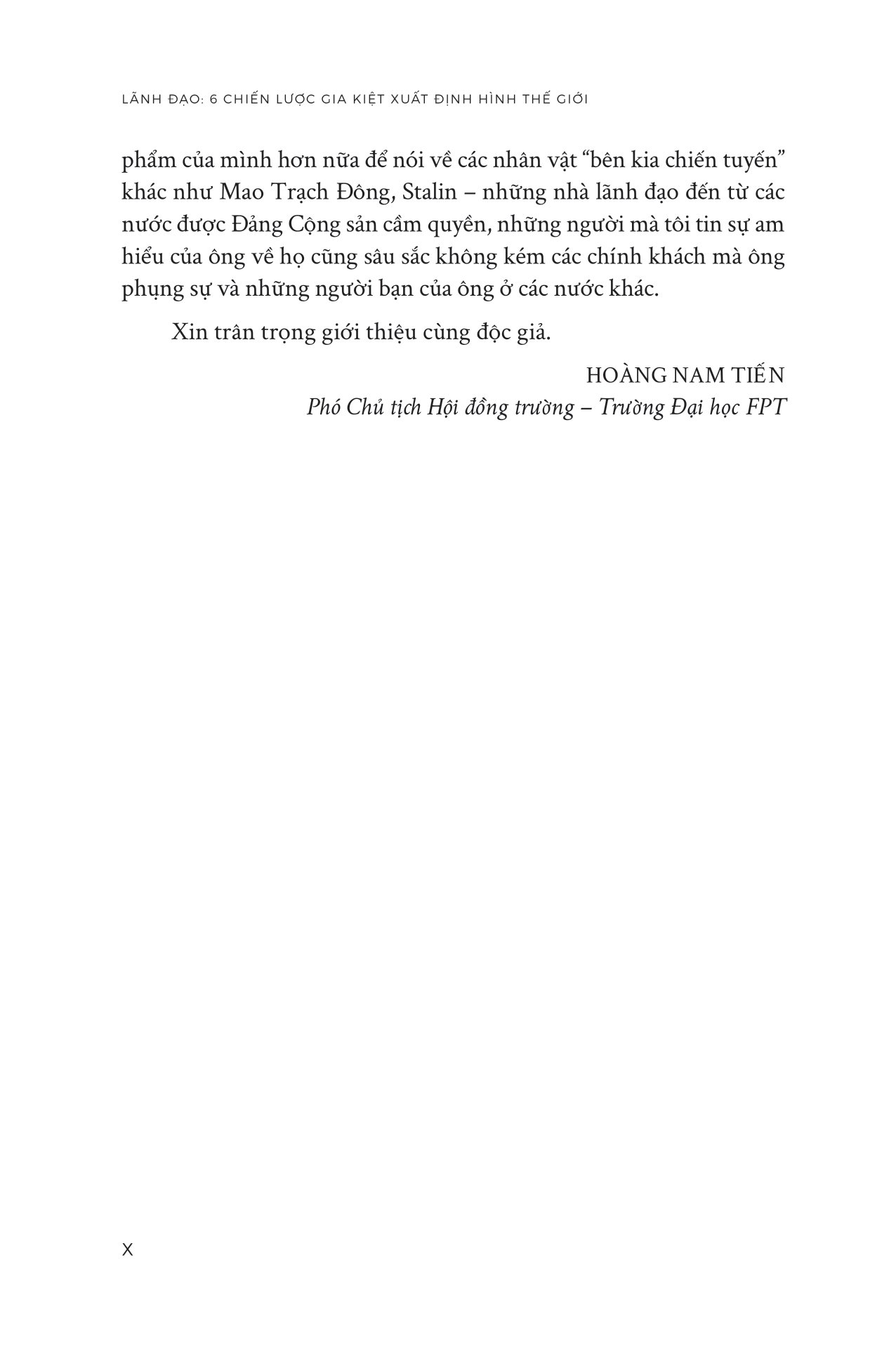 leadership - lãnh đạo - 6 chiến lược gia kiệt xuất định hình thế giới - bìa cứng