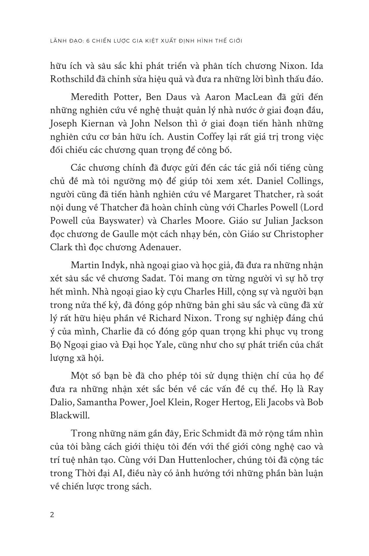 leadership - lãnh đạo - 6 chiến lược gia kiệt xuất định hình thế giới - bìa cứng
