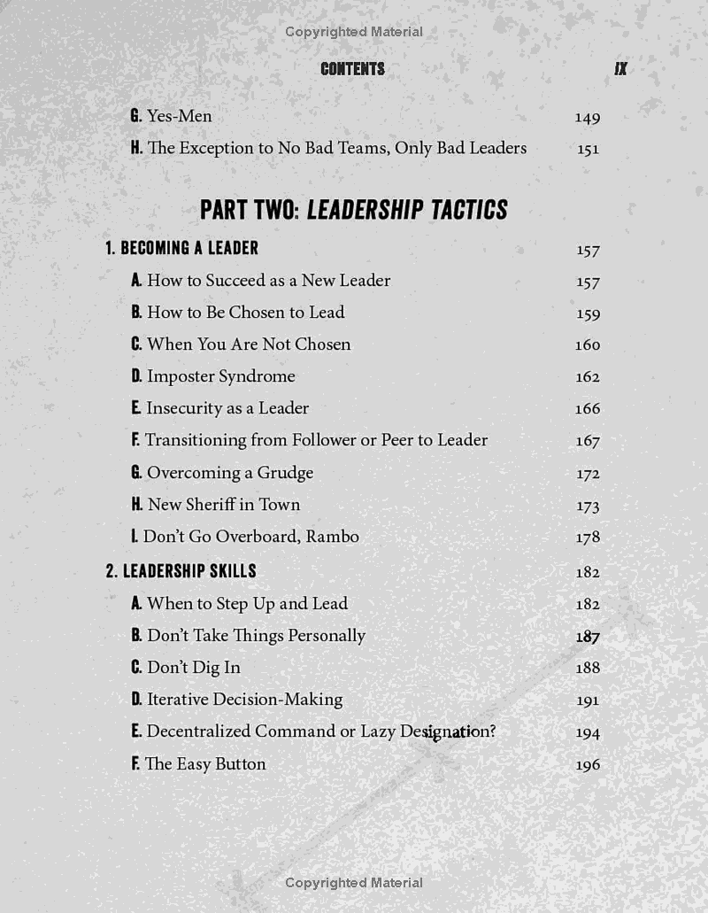 leadership strategy and tactics