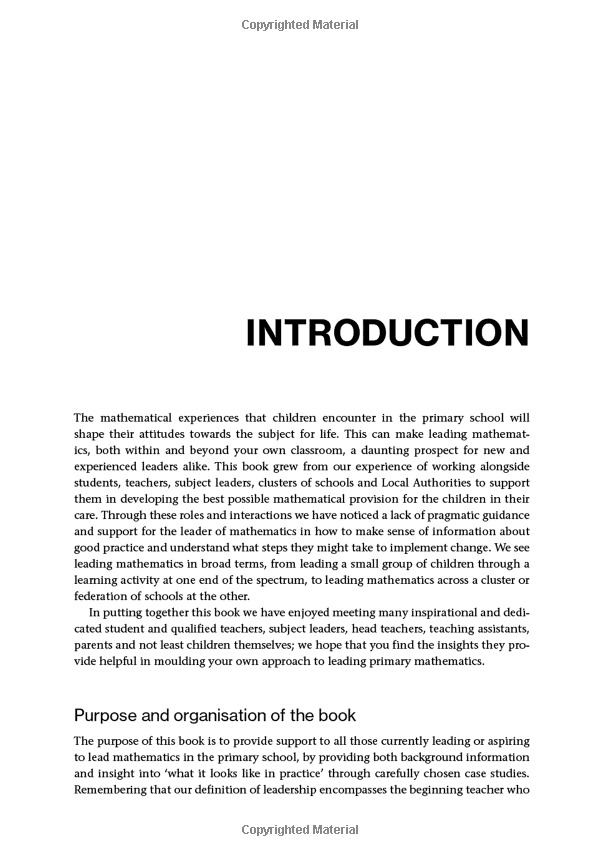 leading primary mathematics