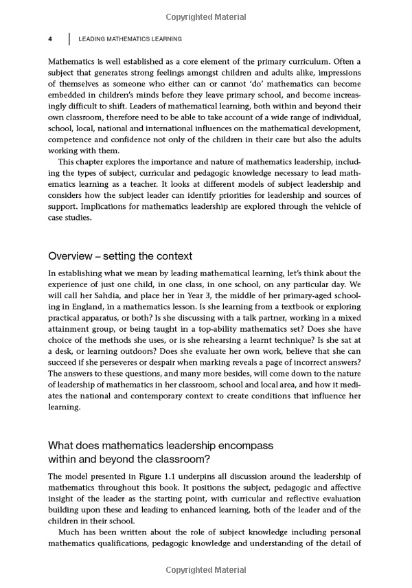 leading primary mathematics