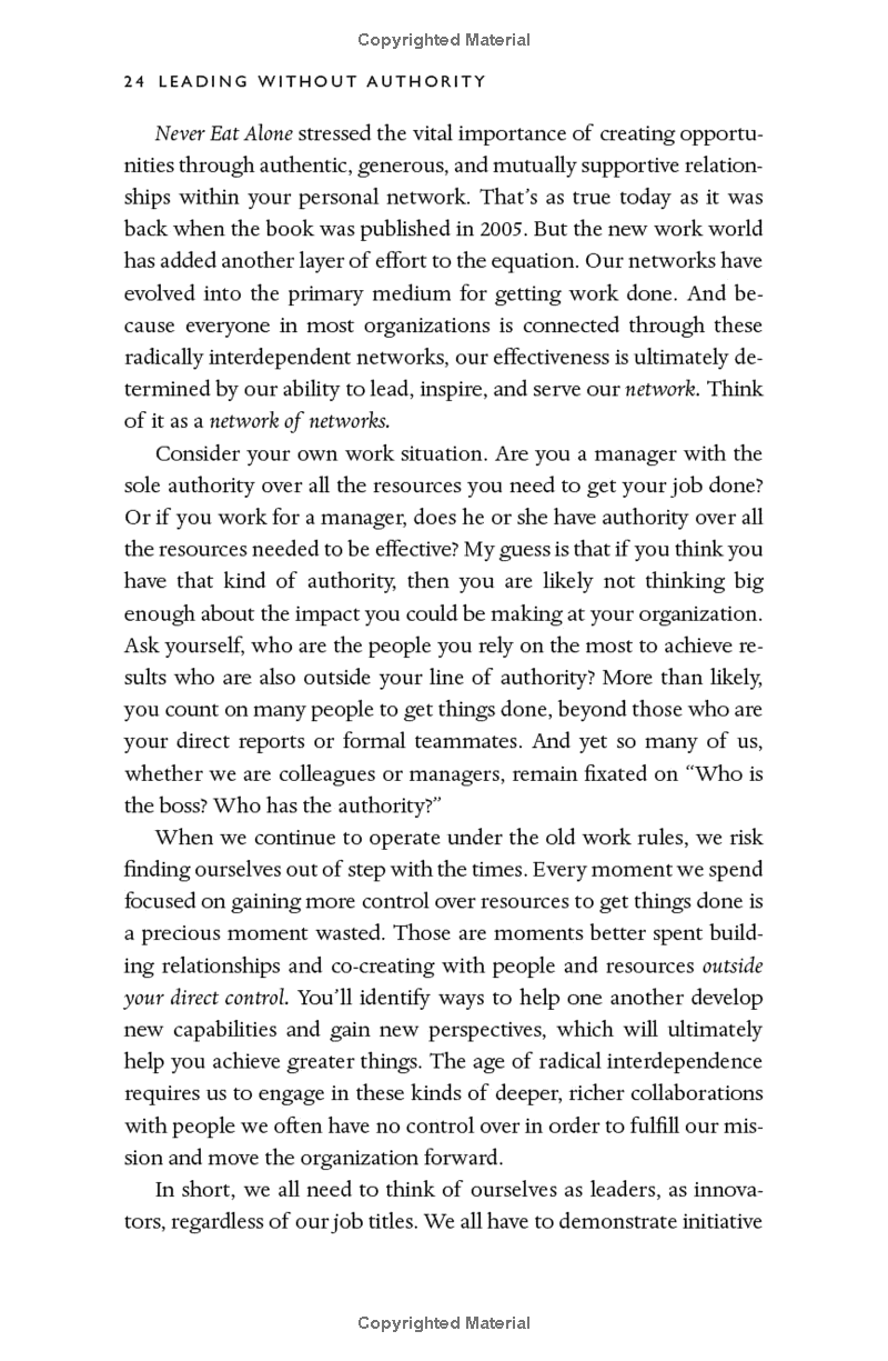 leading without authority