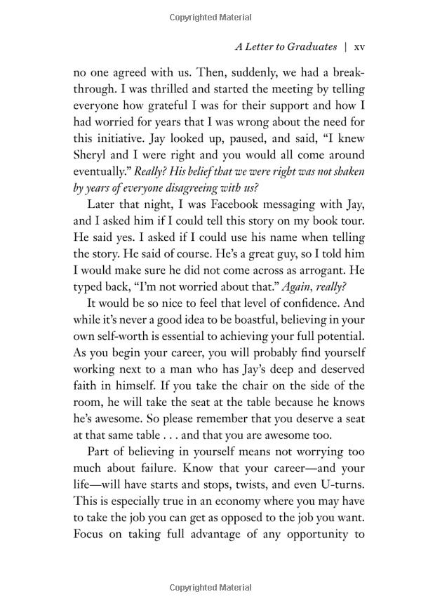 Lean In for Graduates