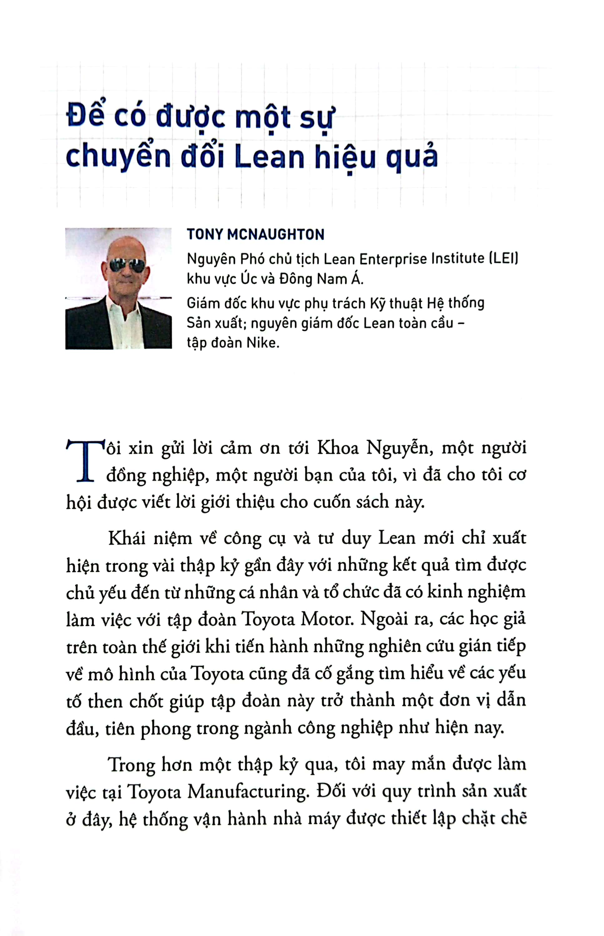 lean - vận hành doanh nghiệp xuất sắc