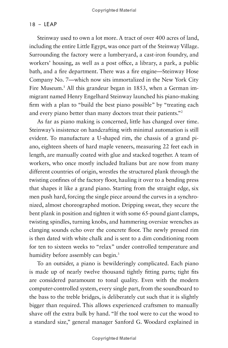 leap: how to thrive in a world where everything can be copied