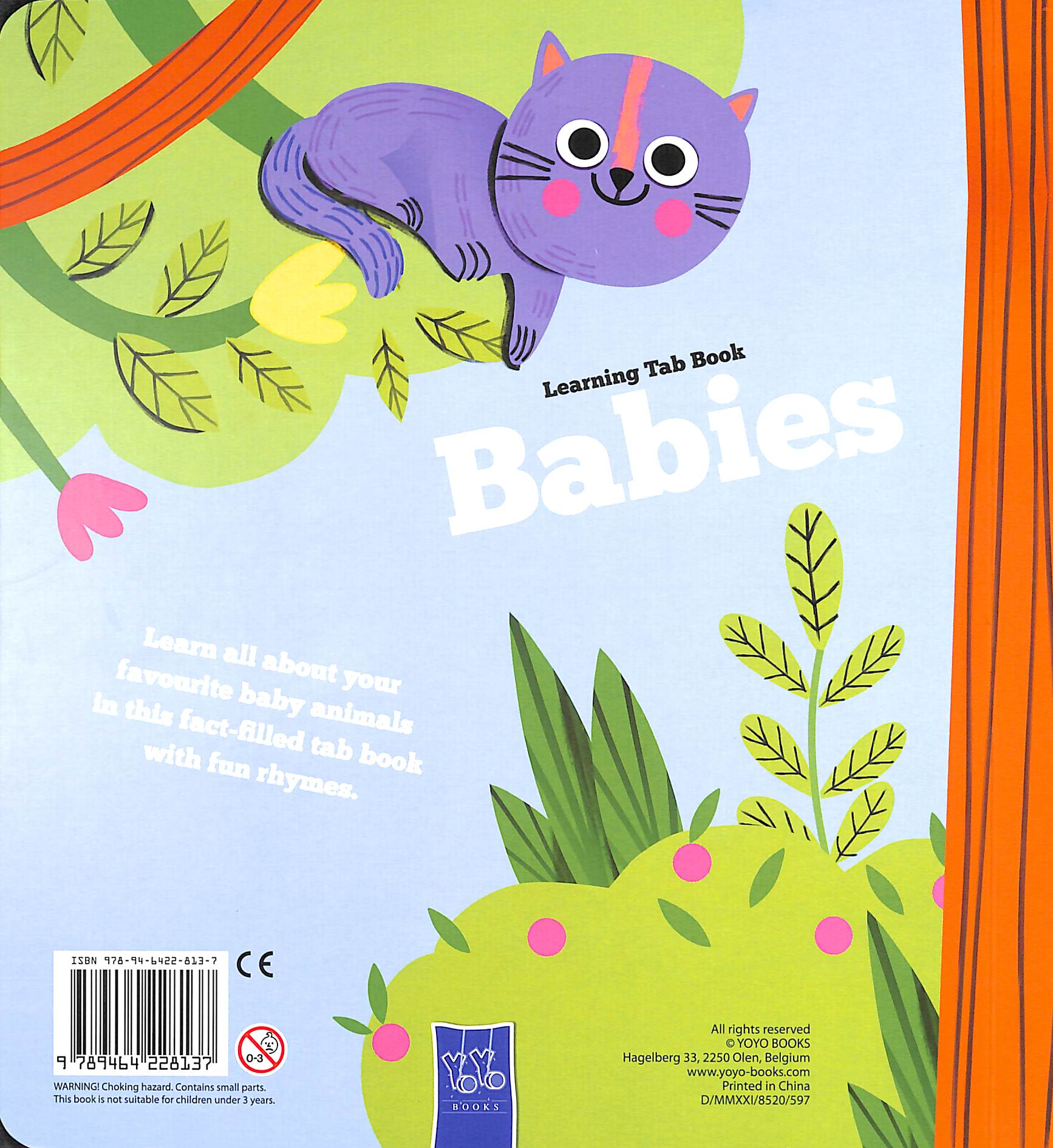 learning tab book: babies