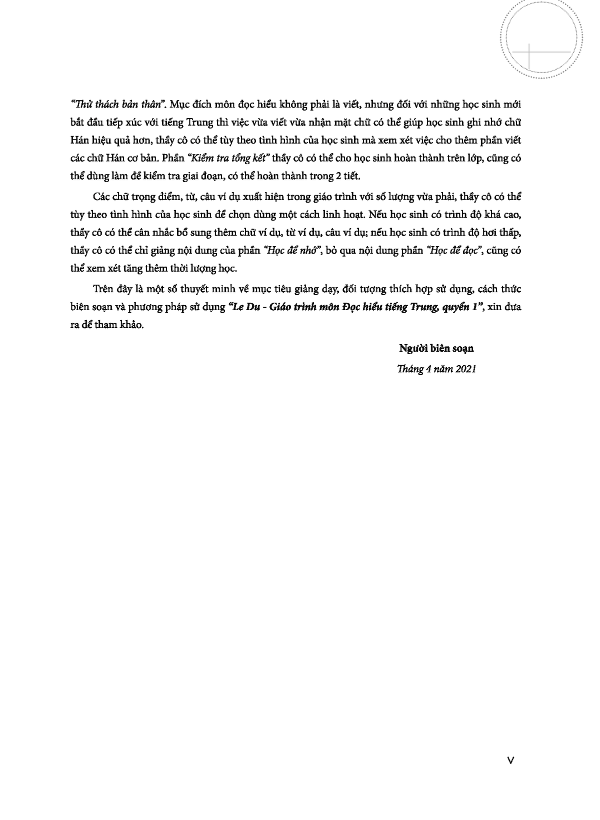 ledu - giáo trình môn đọc hiểu tiếng trung - tập 1