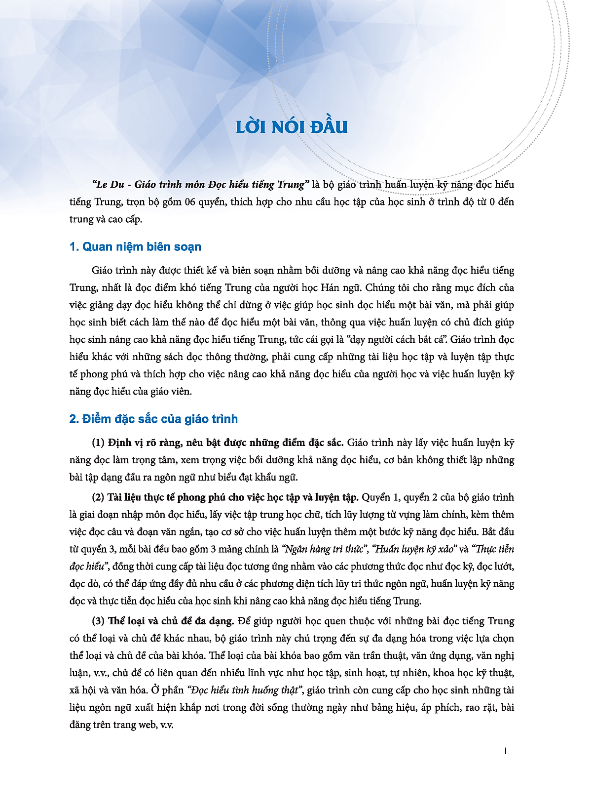 ledu - giáo trình môn đọc hiểu tiếng trung - tập 2