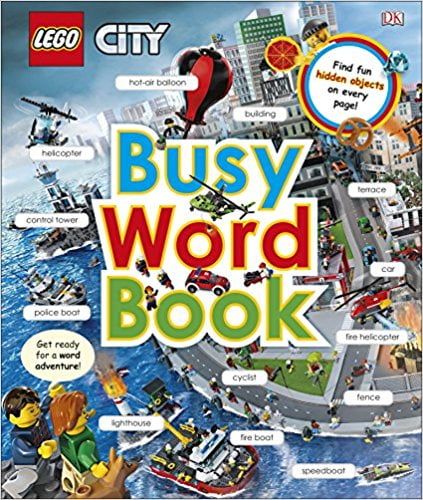 lego city busy word book