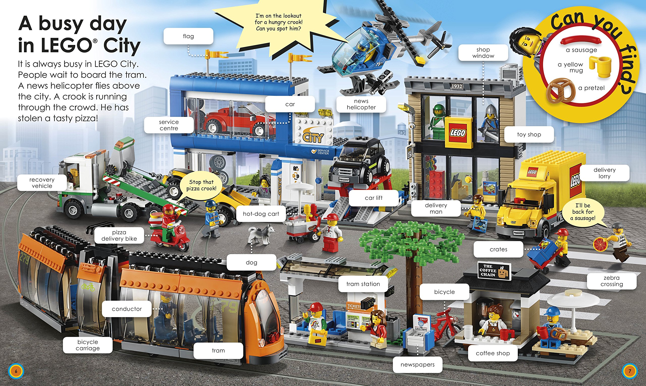 lego city busy word book