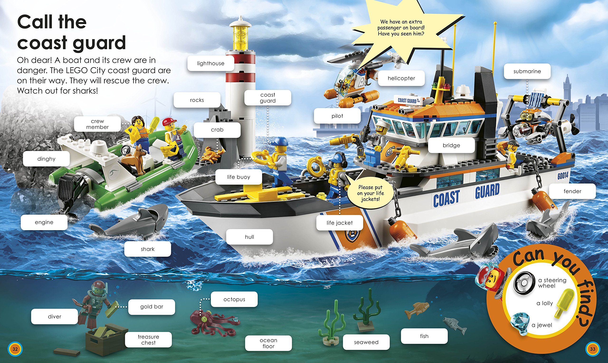 lego city busy word book