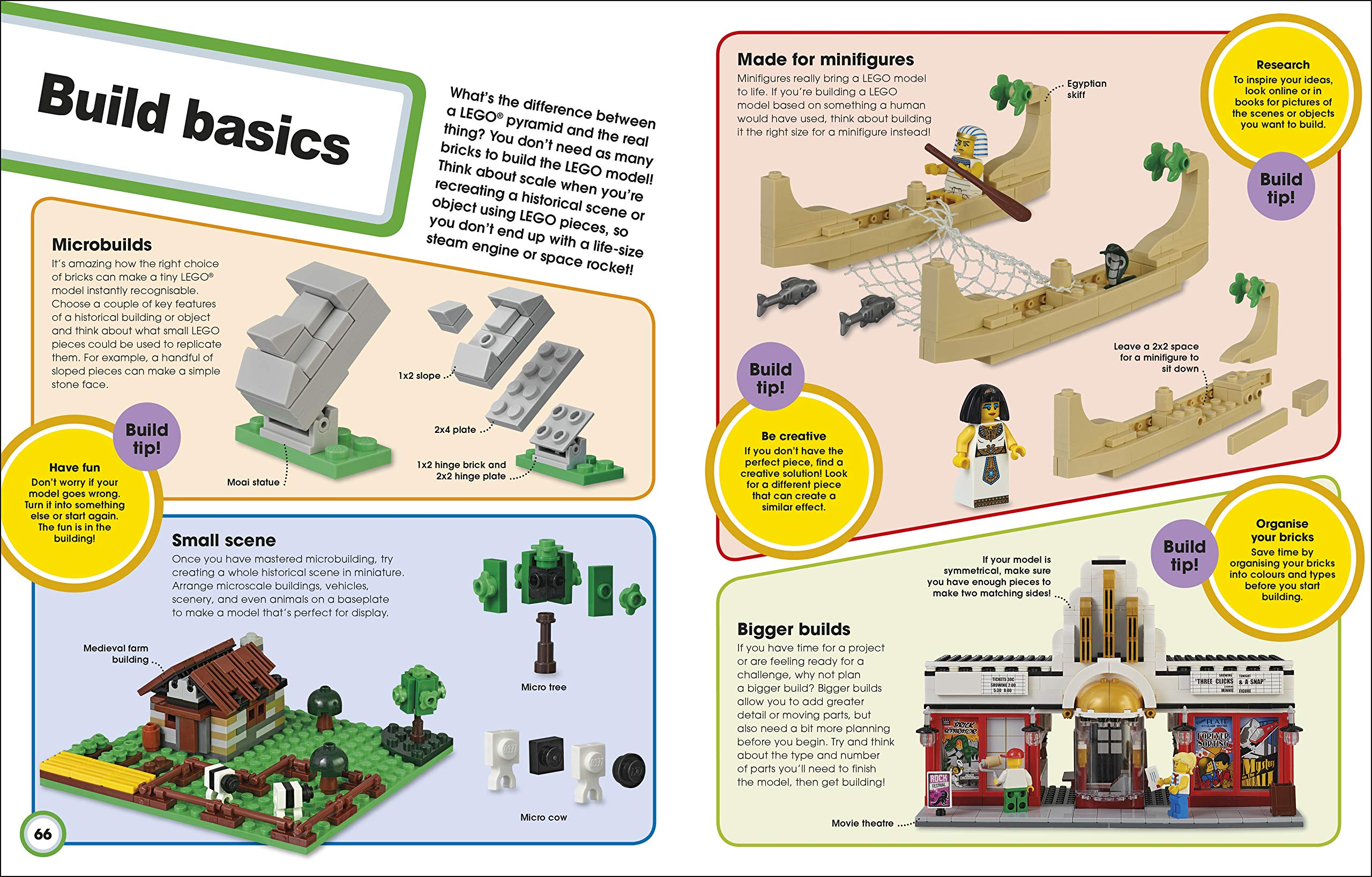 lego epic history: includes four exclusive lego mini models (lego book & toy)