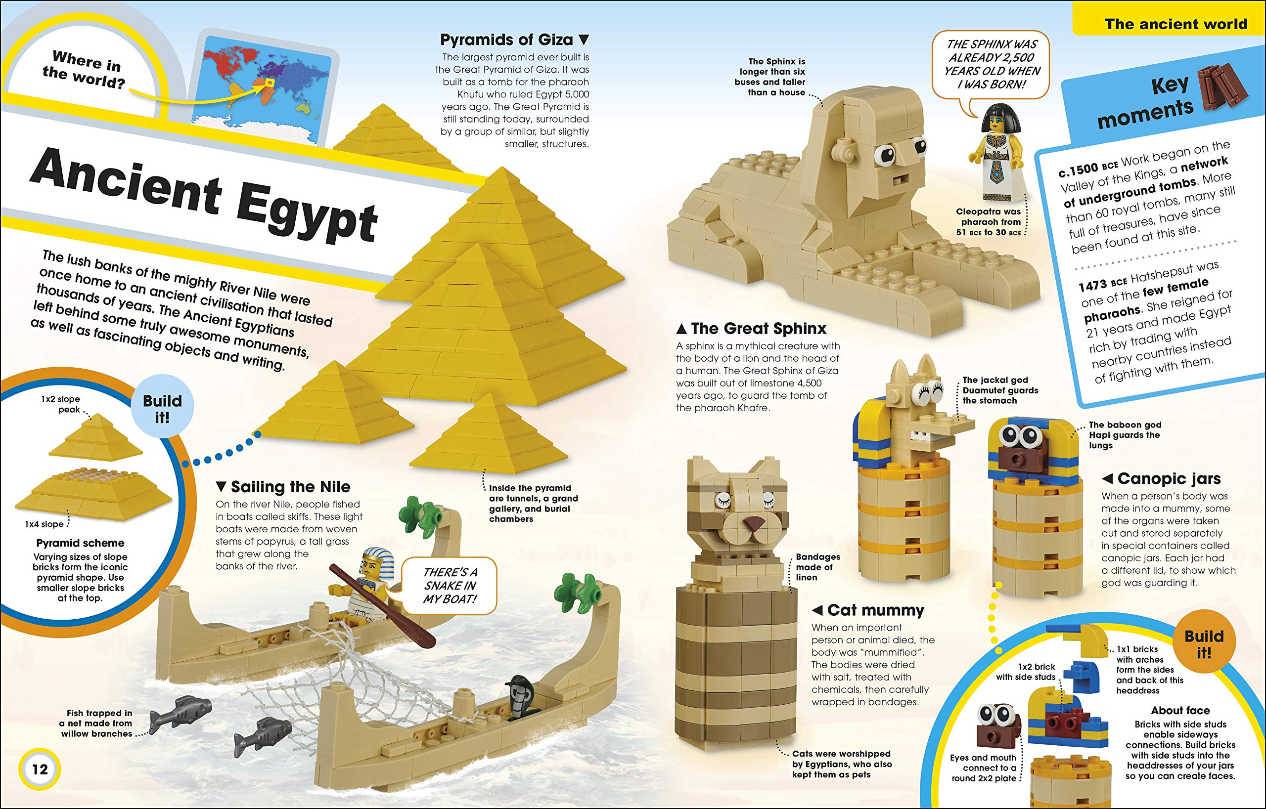 lego epic history: includes four exclusive lego mini models (lego book & toy)