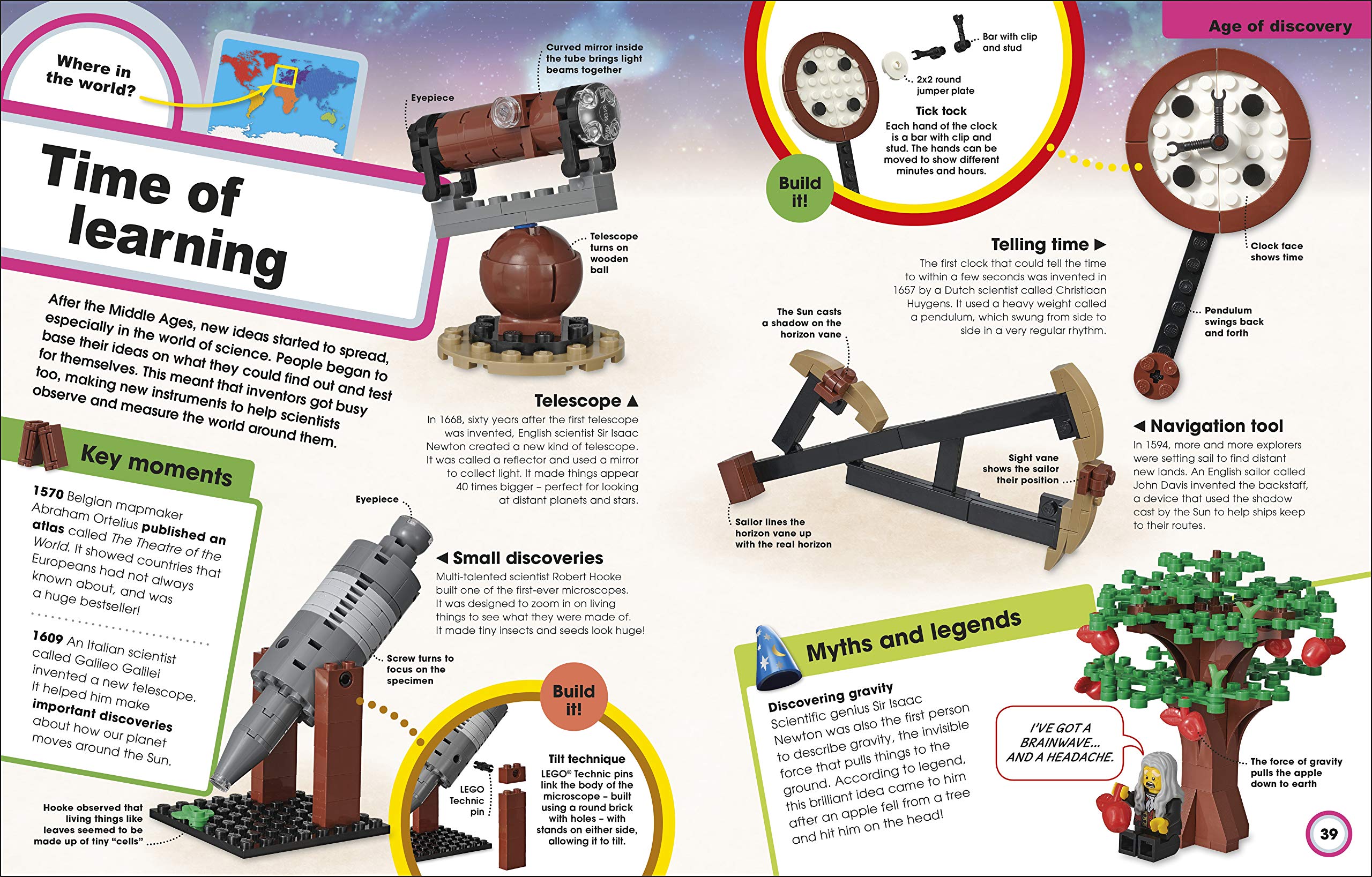 lego epic history: includes four exclusive lego mini models (lego book & toy)