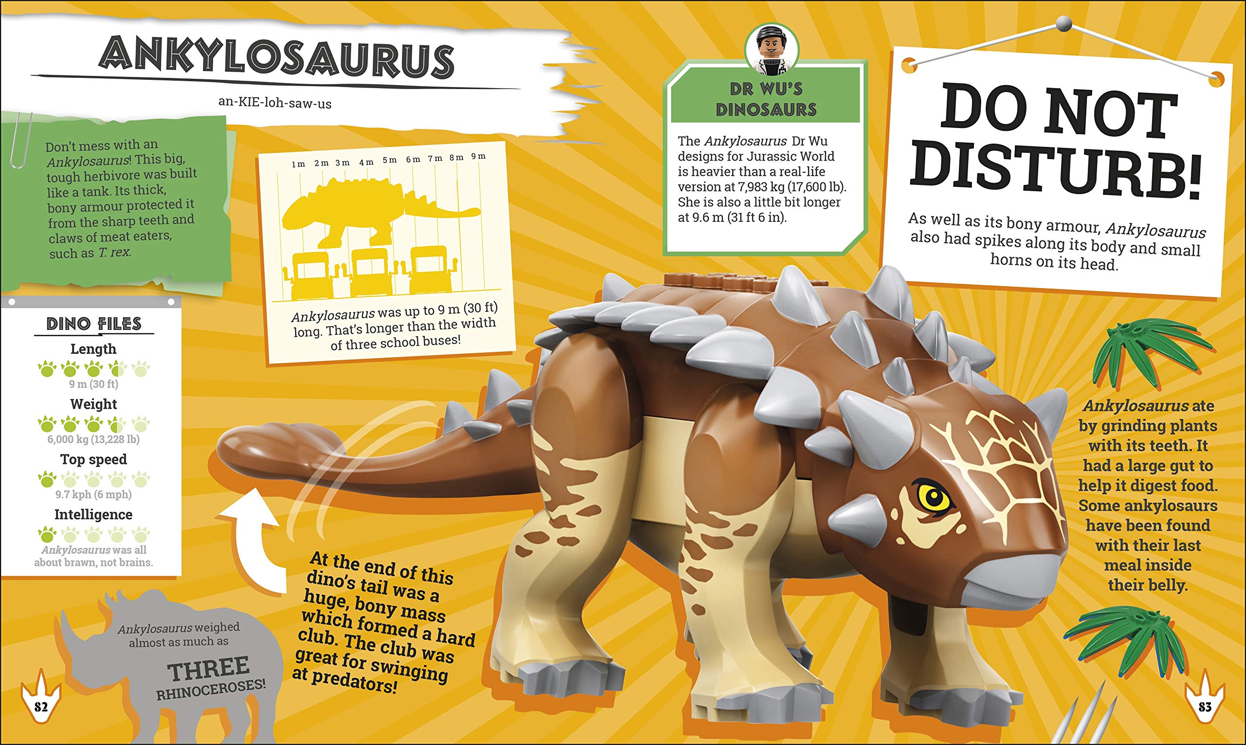 lego jurassic world the dino files: with lego jurassic world claire minifigure and baby raptor!