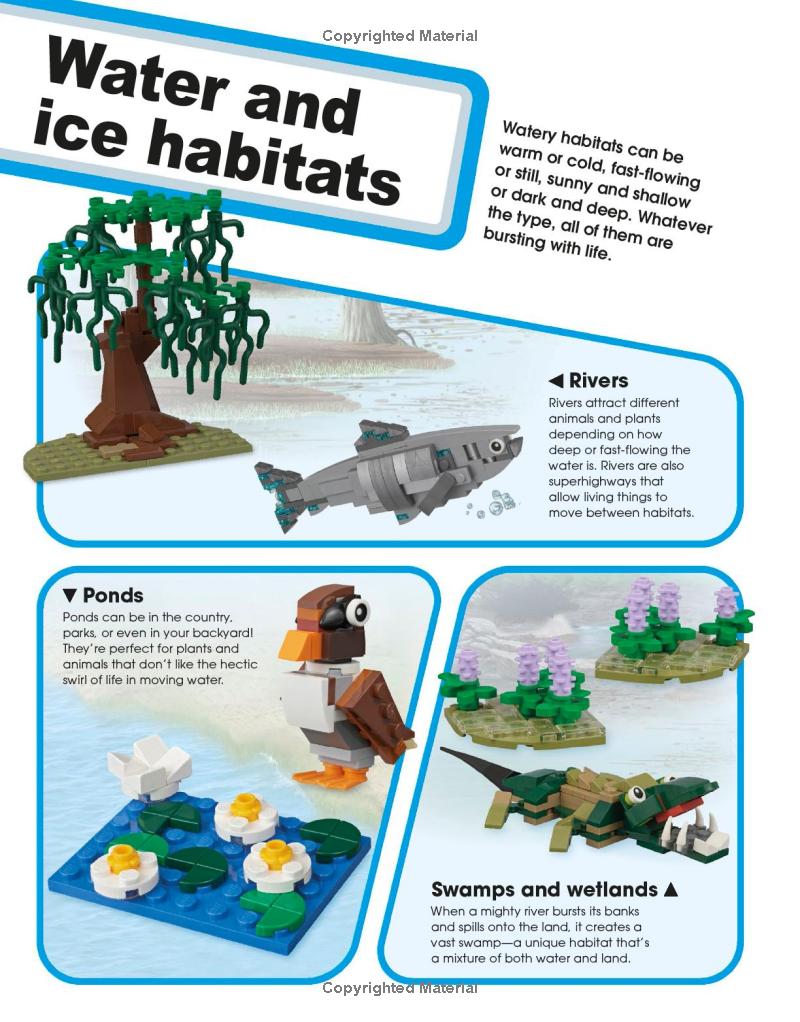 lego super nature: includes four exclusive lego mini models