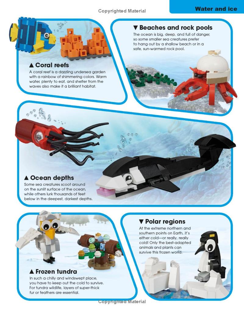 lego super nature: includes four exclusive lego mini models
