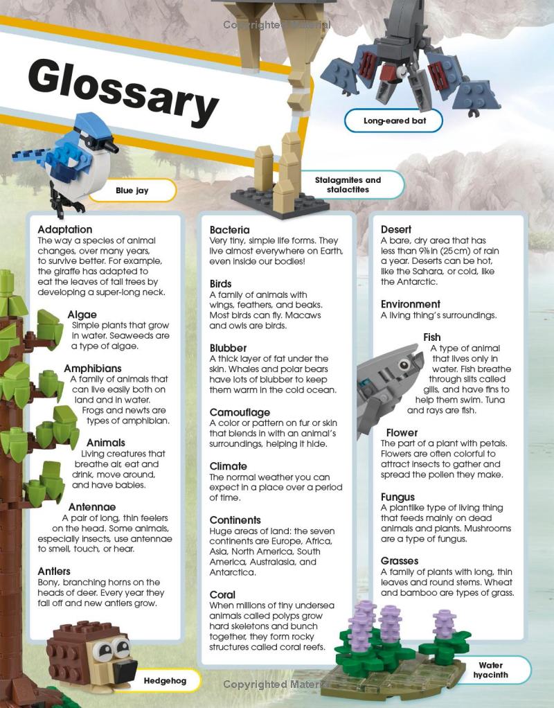 lego super nature: includes four exclusive lego mini models