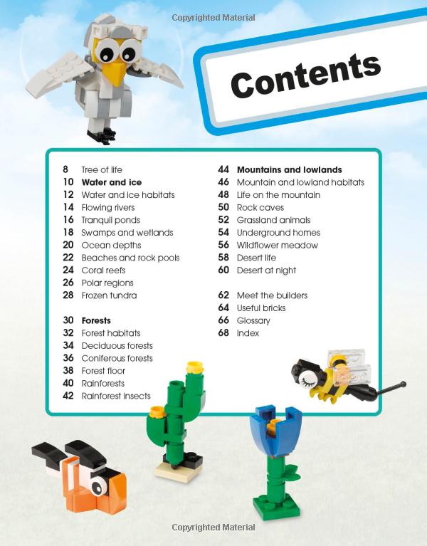 lego super nature: includes four exclusive lego mini models