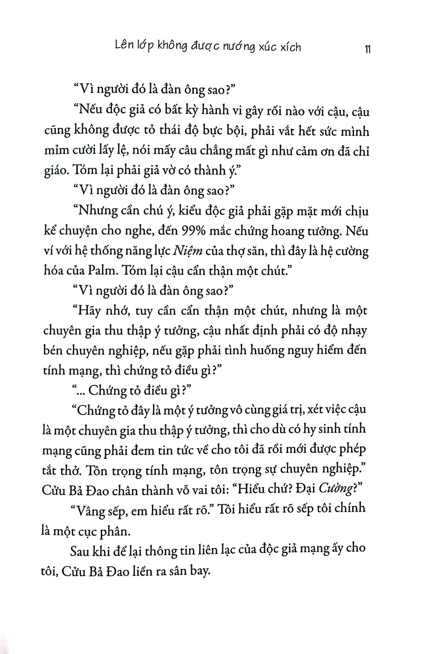 lên lớp không được nướng xúc xích