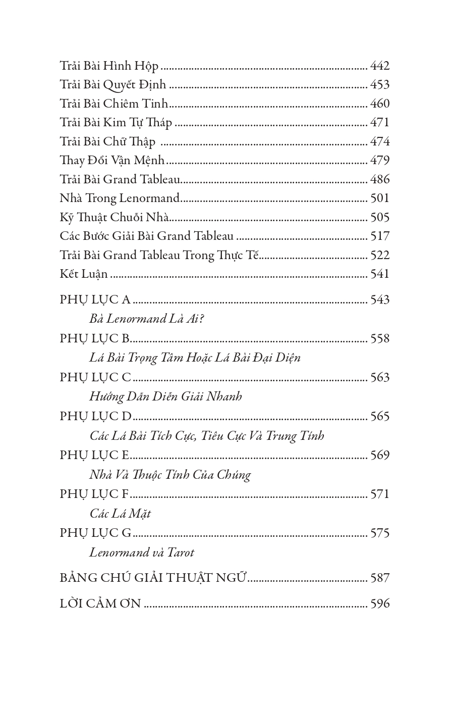 Lenormand Nhập Môn