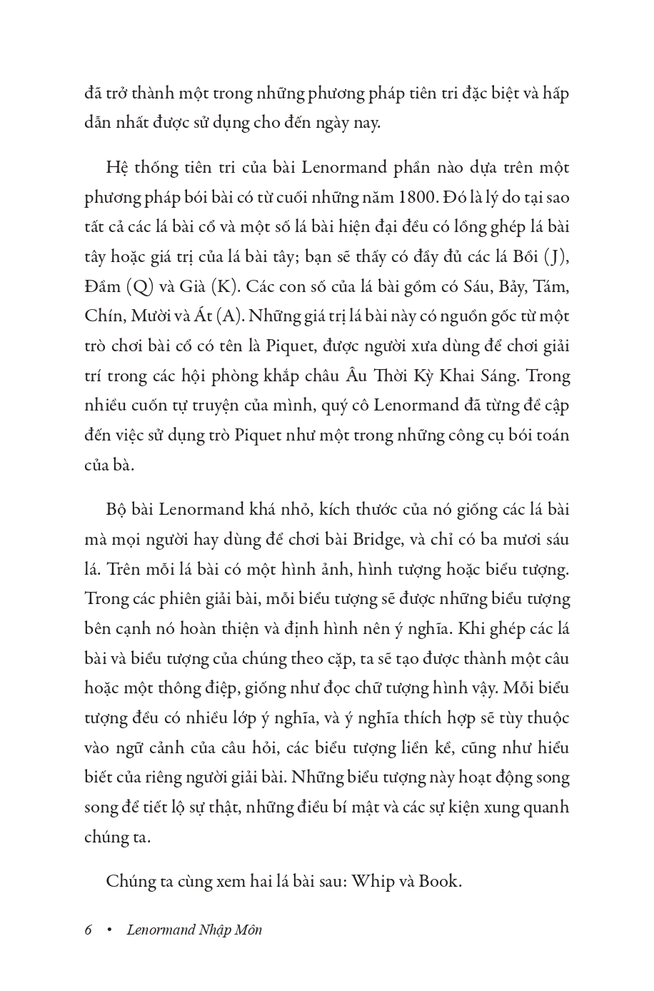 Lenormand Nhập Môn