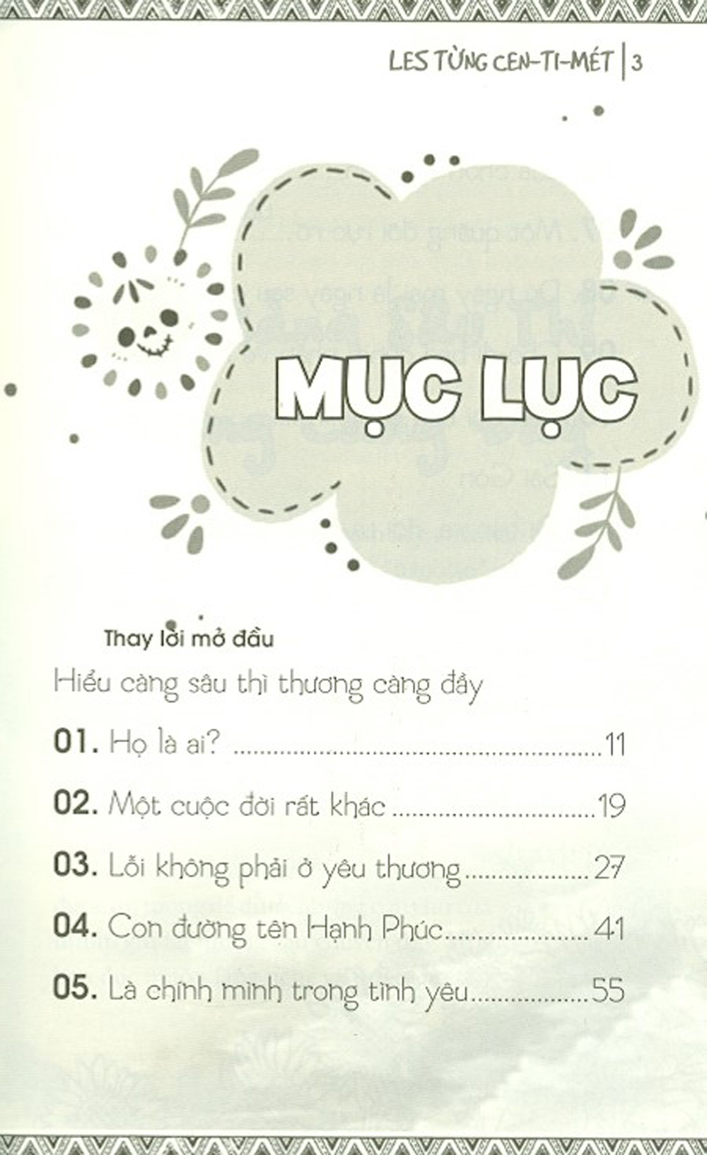 les từng cen.ti.mét