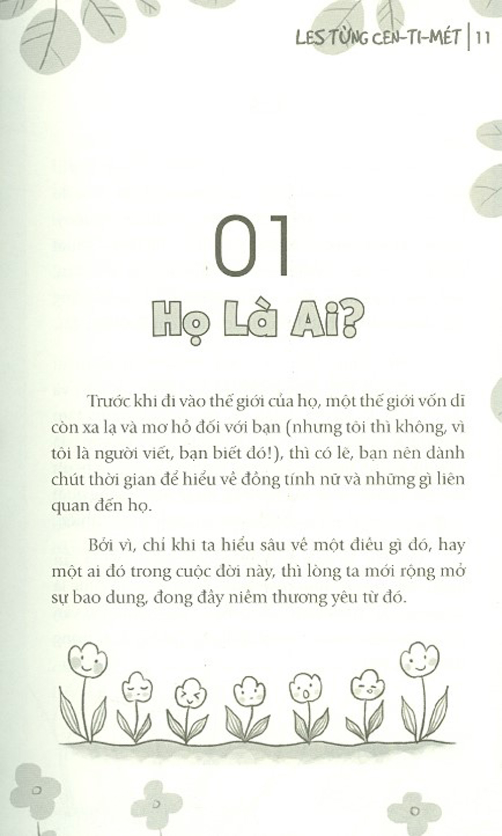 les từng cen.ti.mét