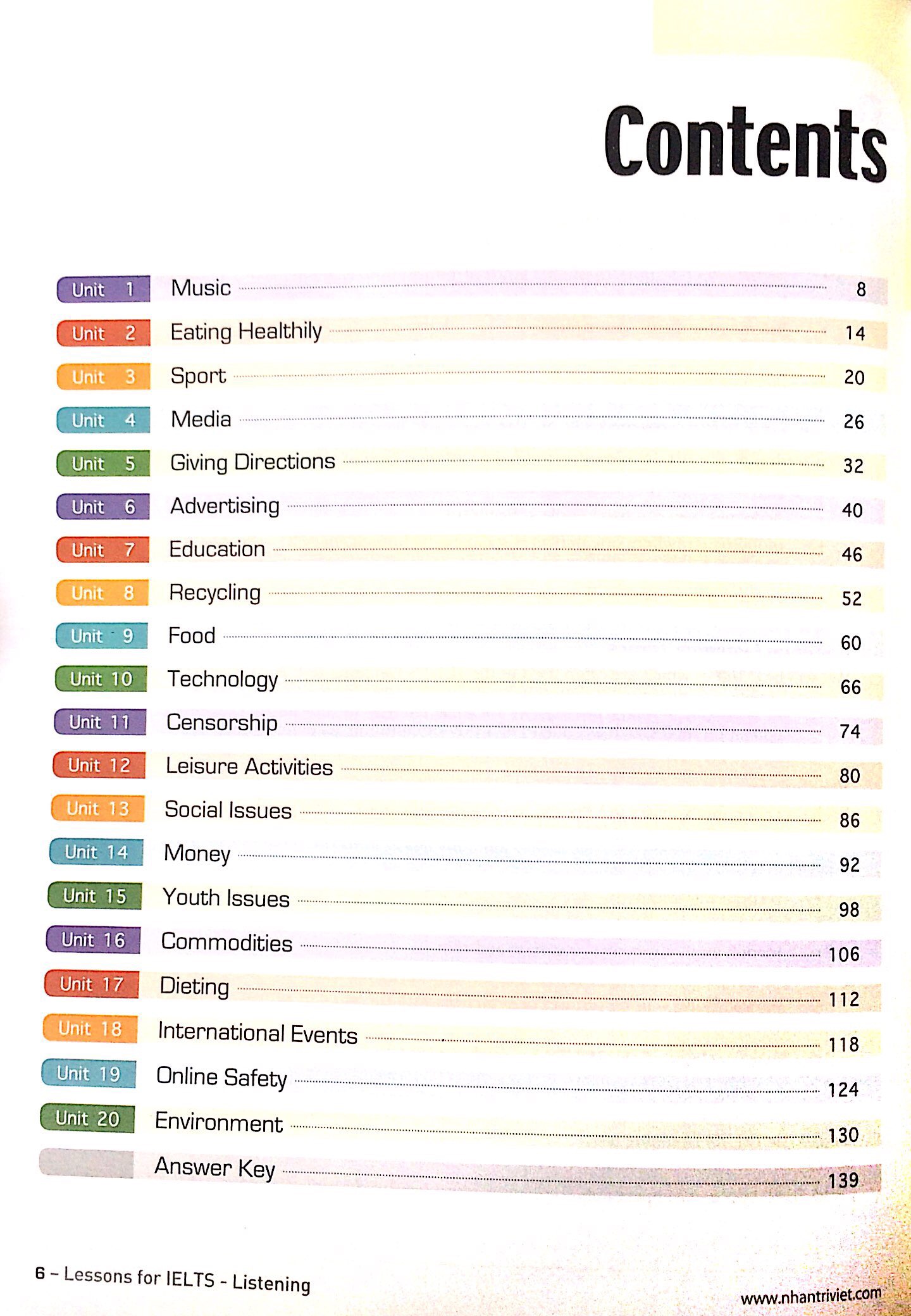 lessons for elts - litening (tái bản, kèm cd)