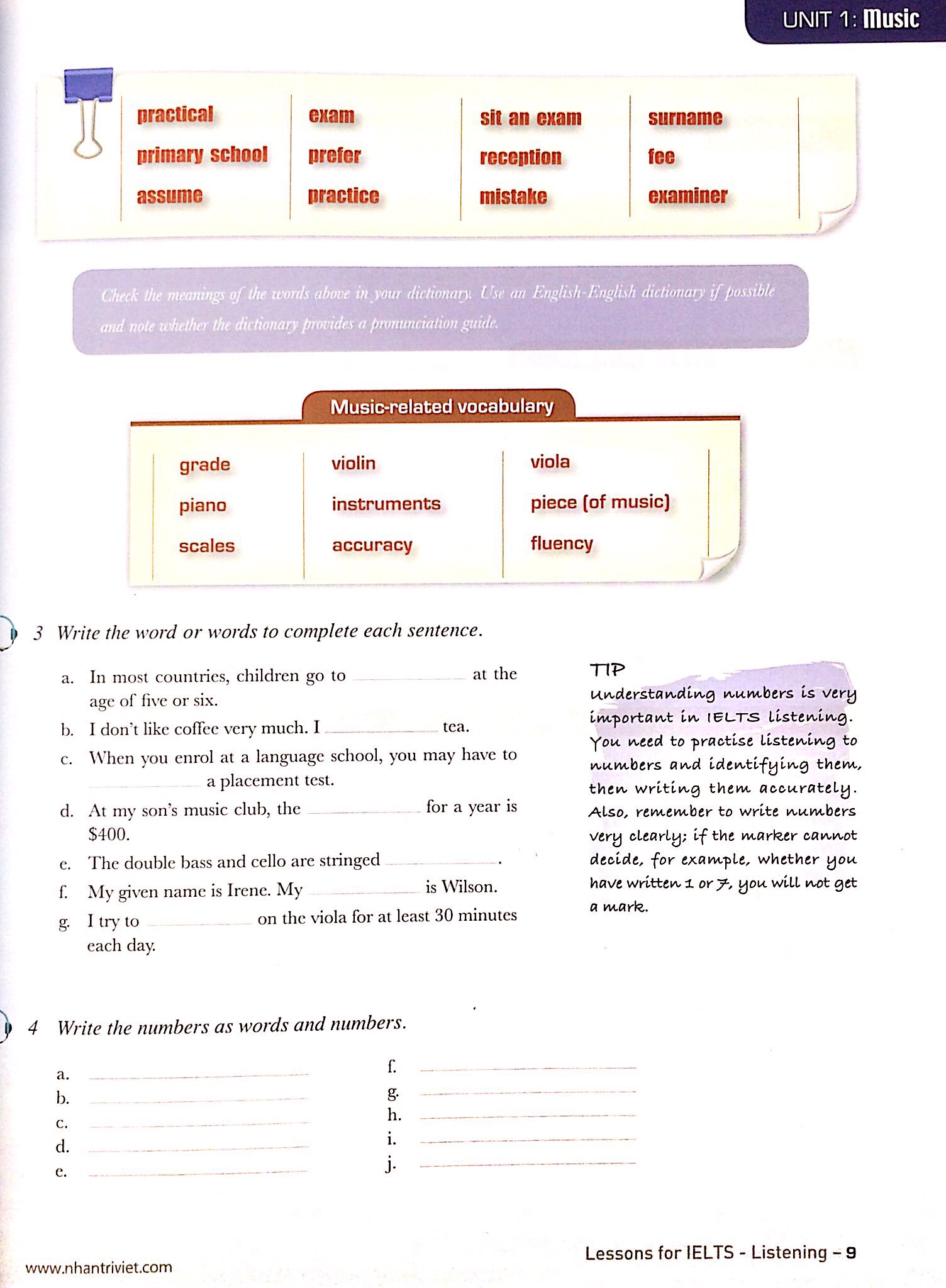 lessons for elts - litening (tái bản, kèm cd)