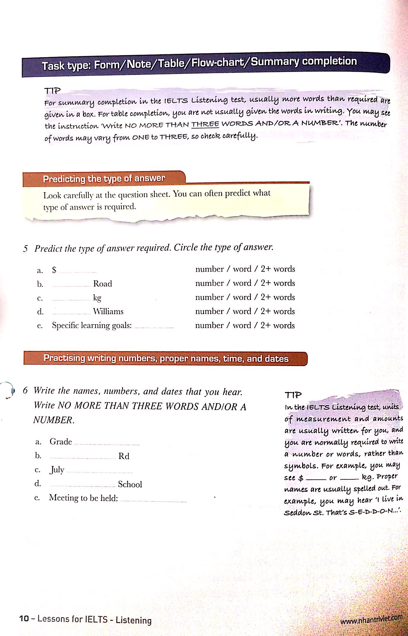lessons for elts - litening (tái bản, kèm cd)