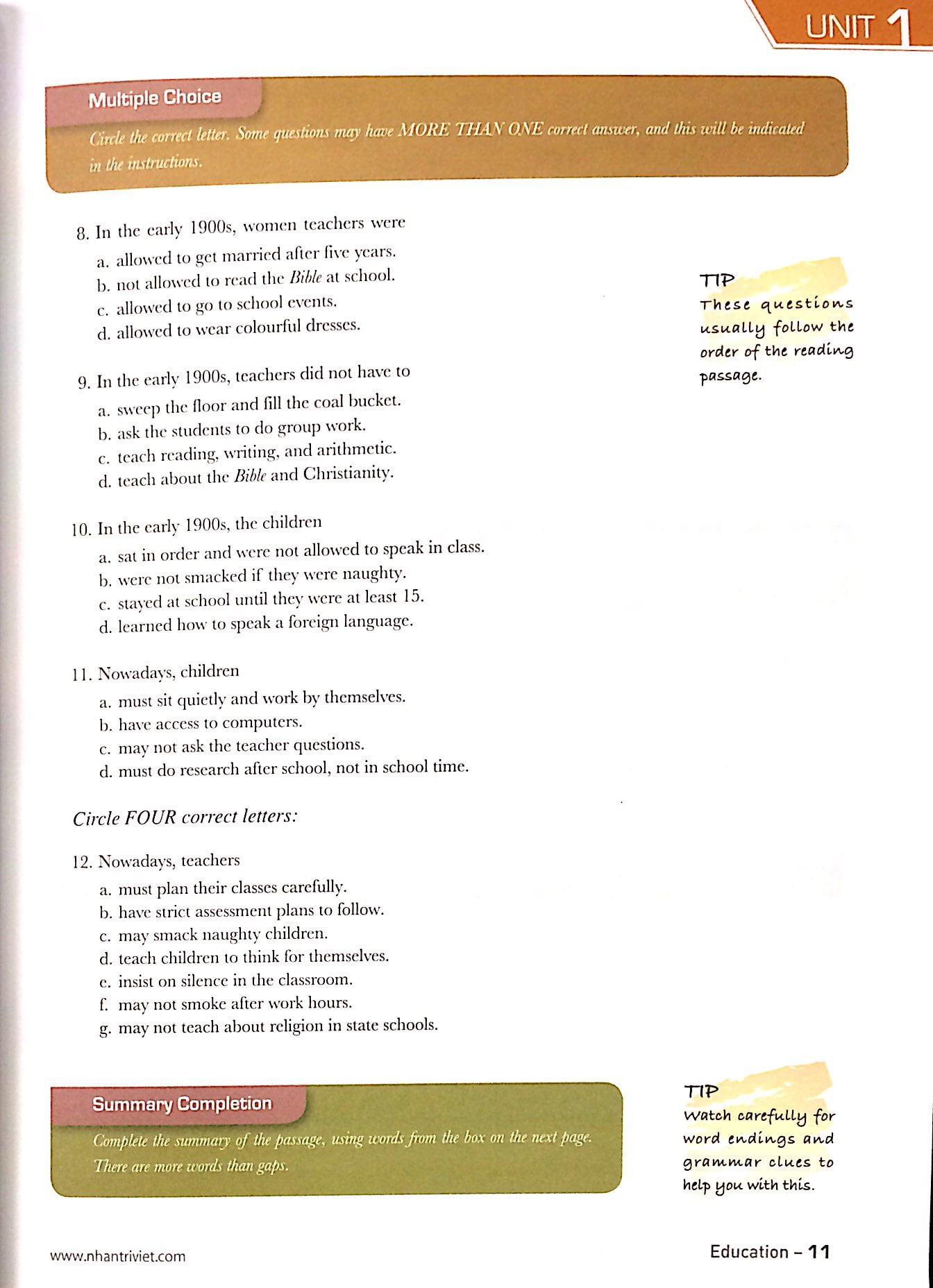 lessons for ielts reading (tái bản 2023)