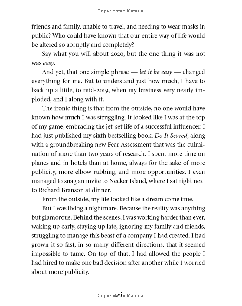 let it be easy: simple ways to stop stressing and start living