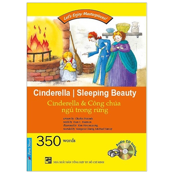 let's enjoy masterpieces - cinderella sleeping beauty - cinderella & công chúa ngủ trong rừng + cd