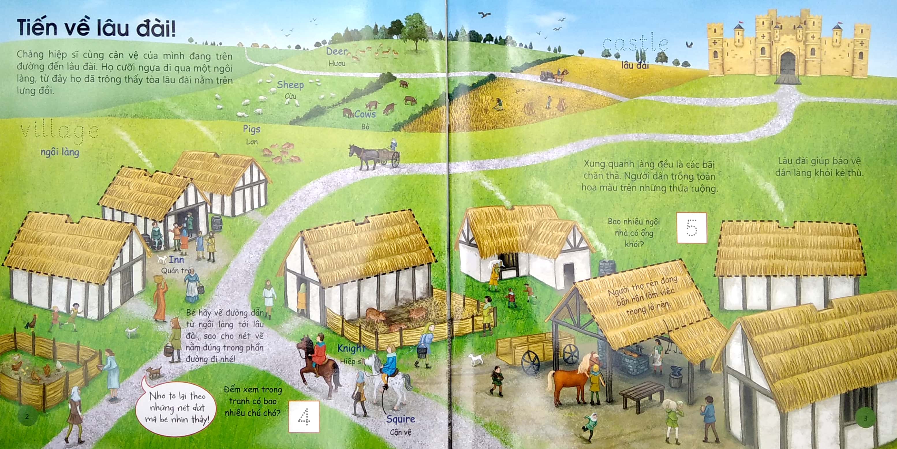 letℹs go to the catsle - nào mình cùng đến lâu đài (song ngữ anh - việt)