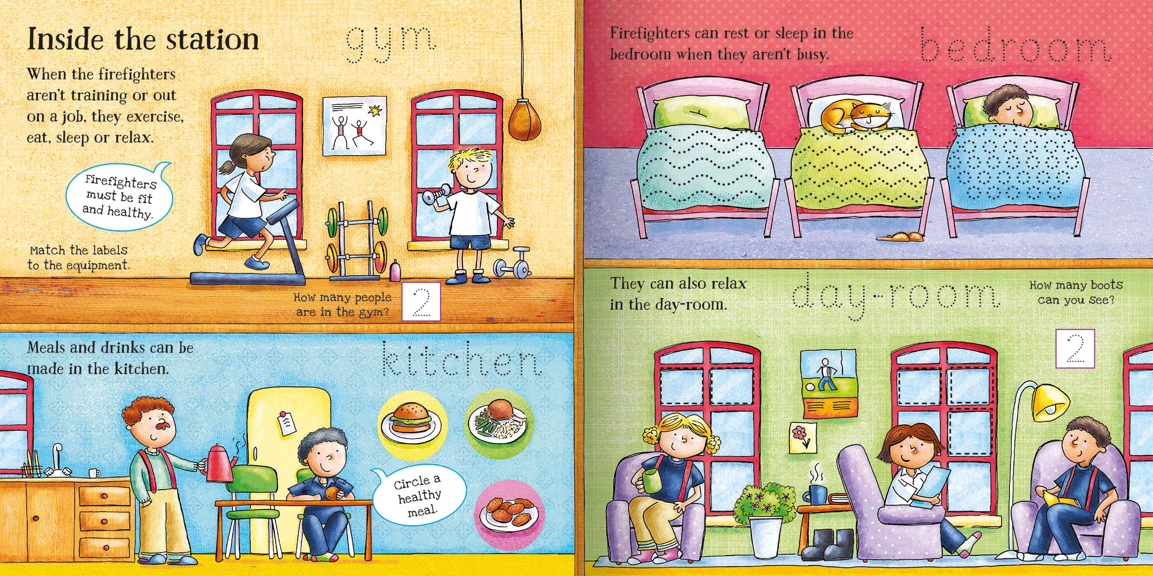 let's go to the fire station