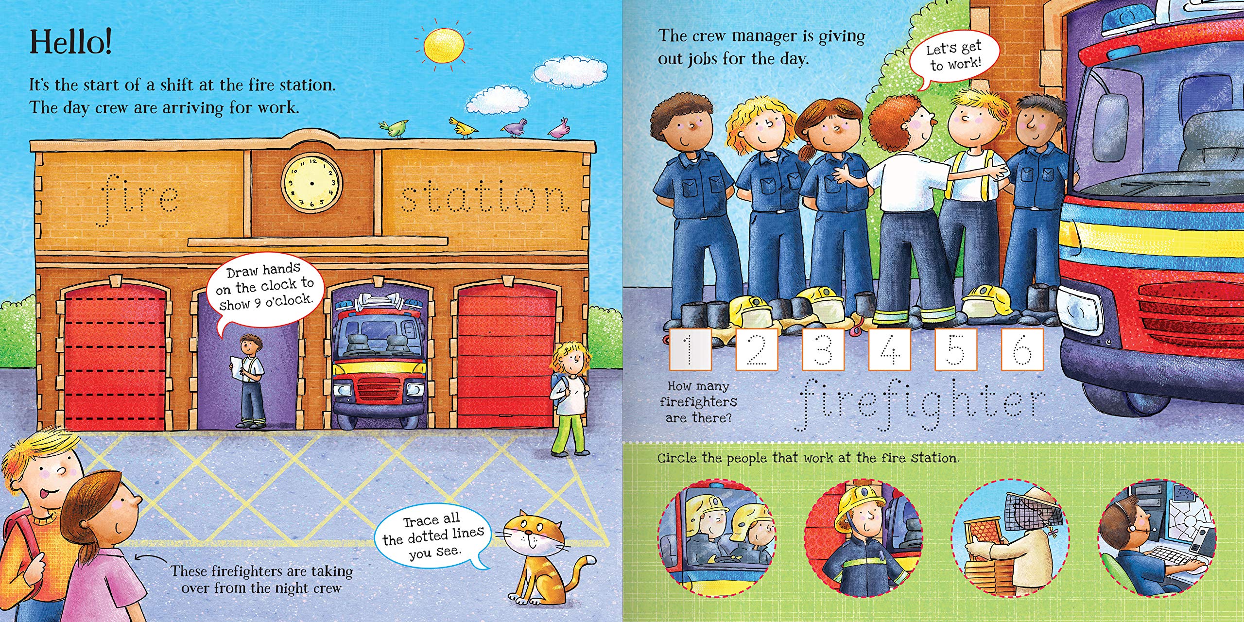 let's go to the fire station