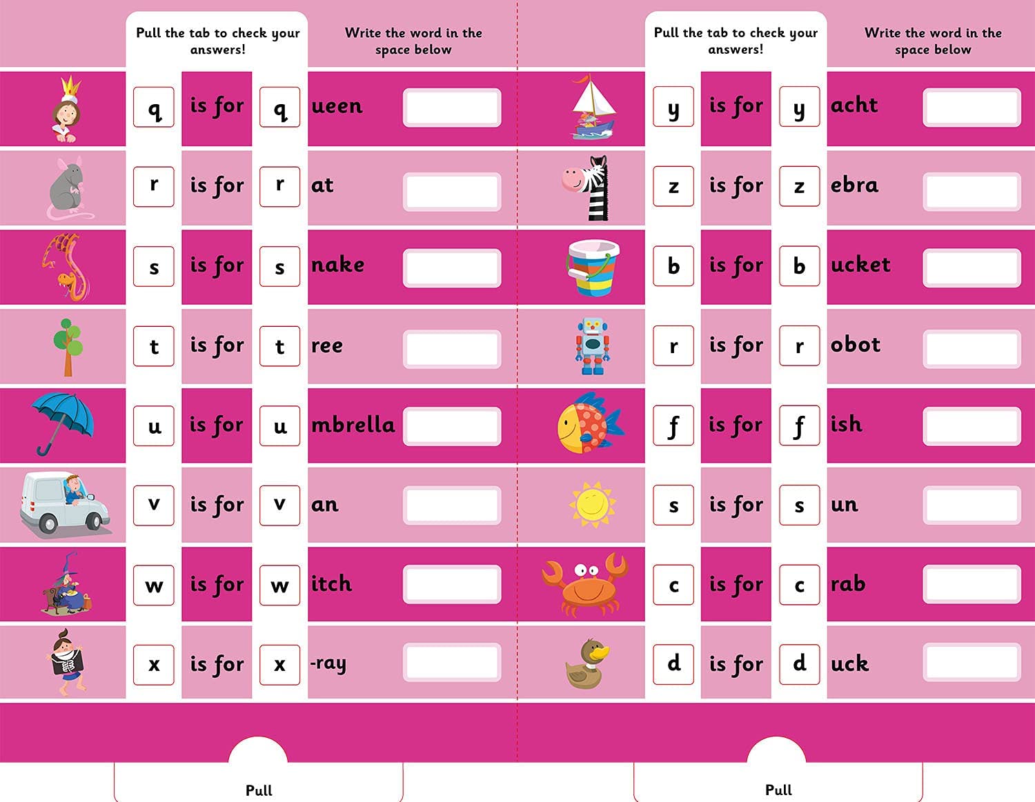let's learn math alphabet pull the tabs (i can do it!)