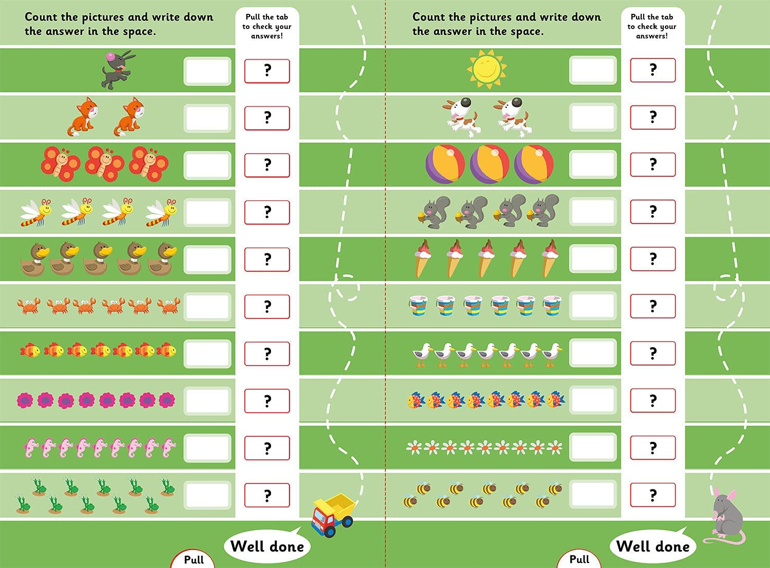 let's learn math counting pull the tabs (i can do it!)