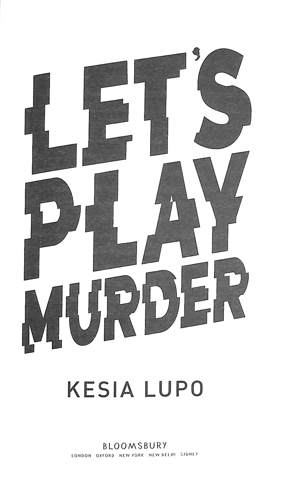 let's play murder