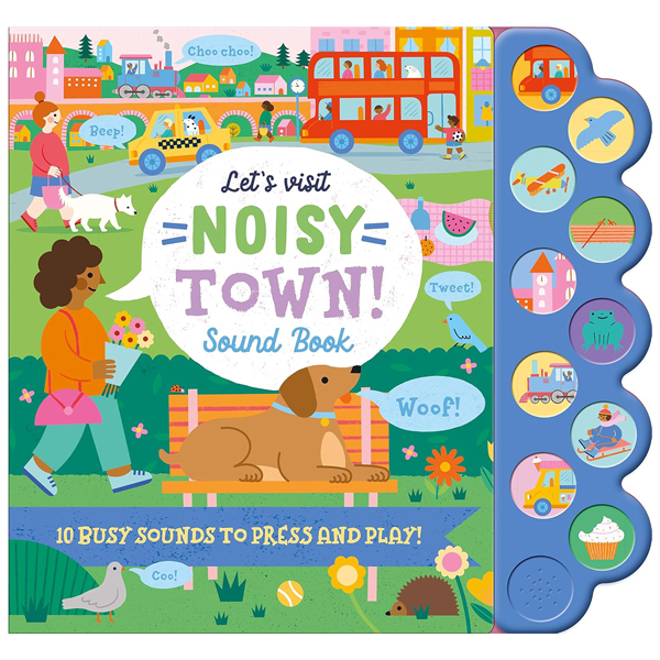 let's visit noisy town! (sound book)