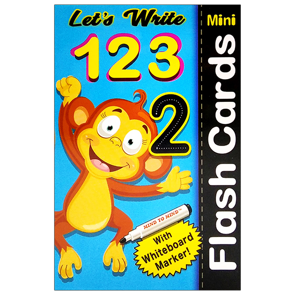 let's write mini flash cards - 123