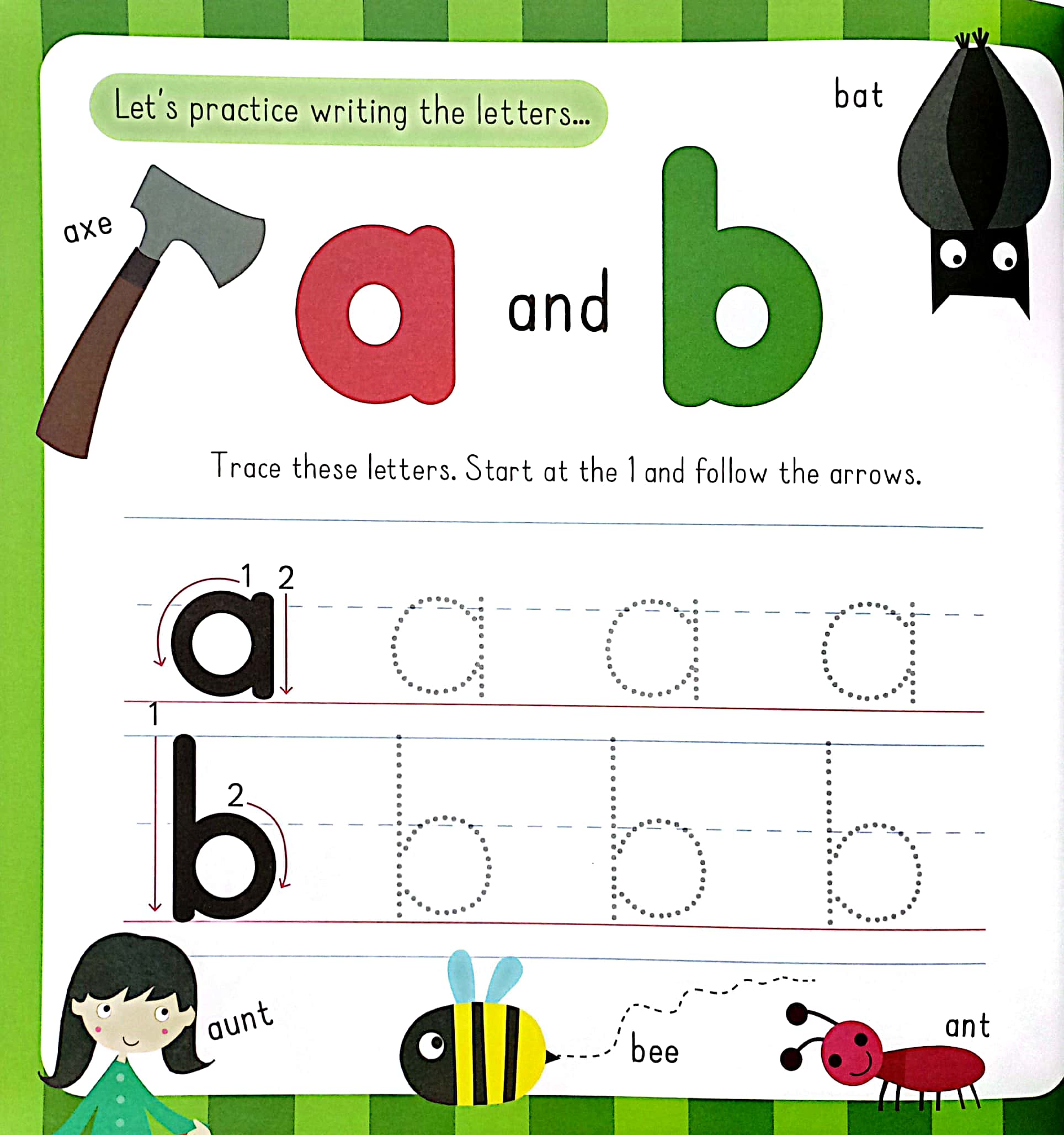 letters - activity book