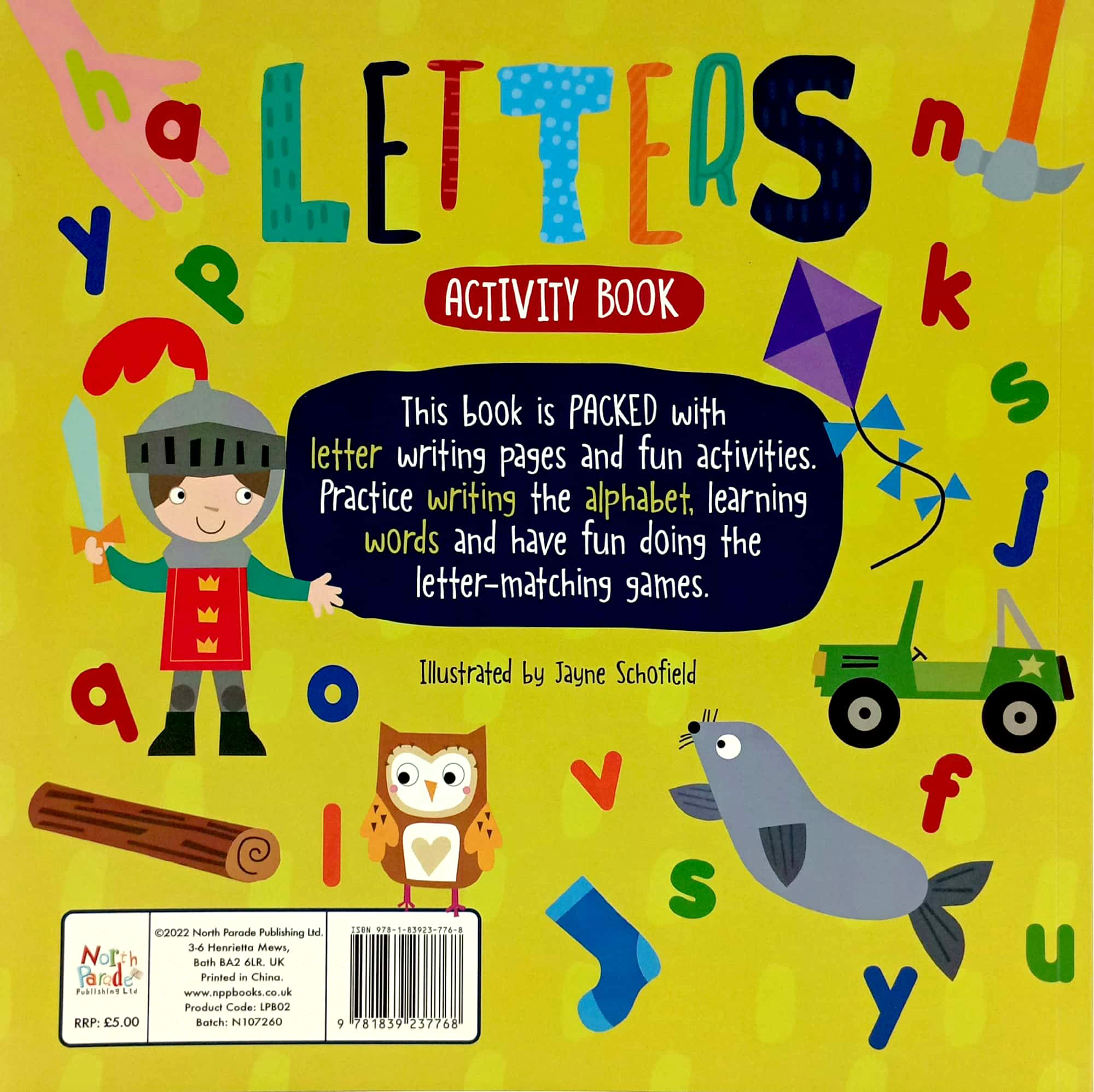 letters - activity book