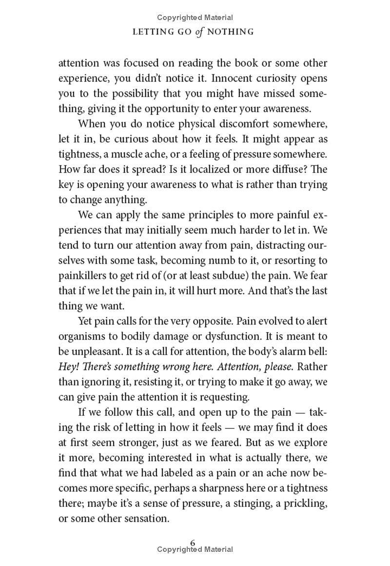 letting go of nothing: relax your mind and discover the wonder of your true nature (an eckhart tolle edition)