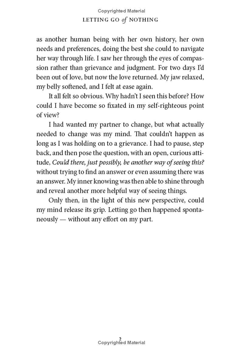 letting go of nothing: relax your mind and discover the wonder of your true nature (an eckhart tolle edition)