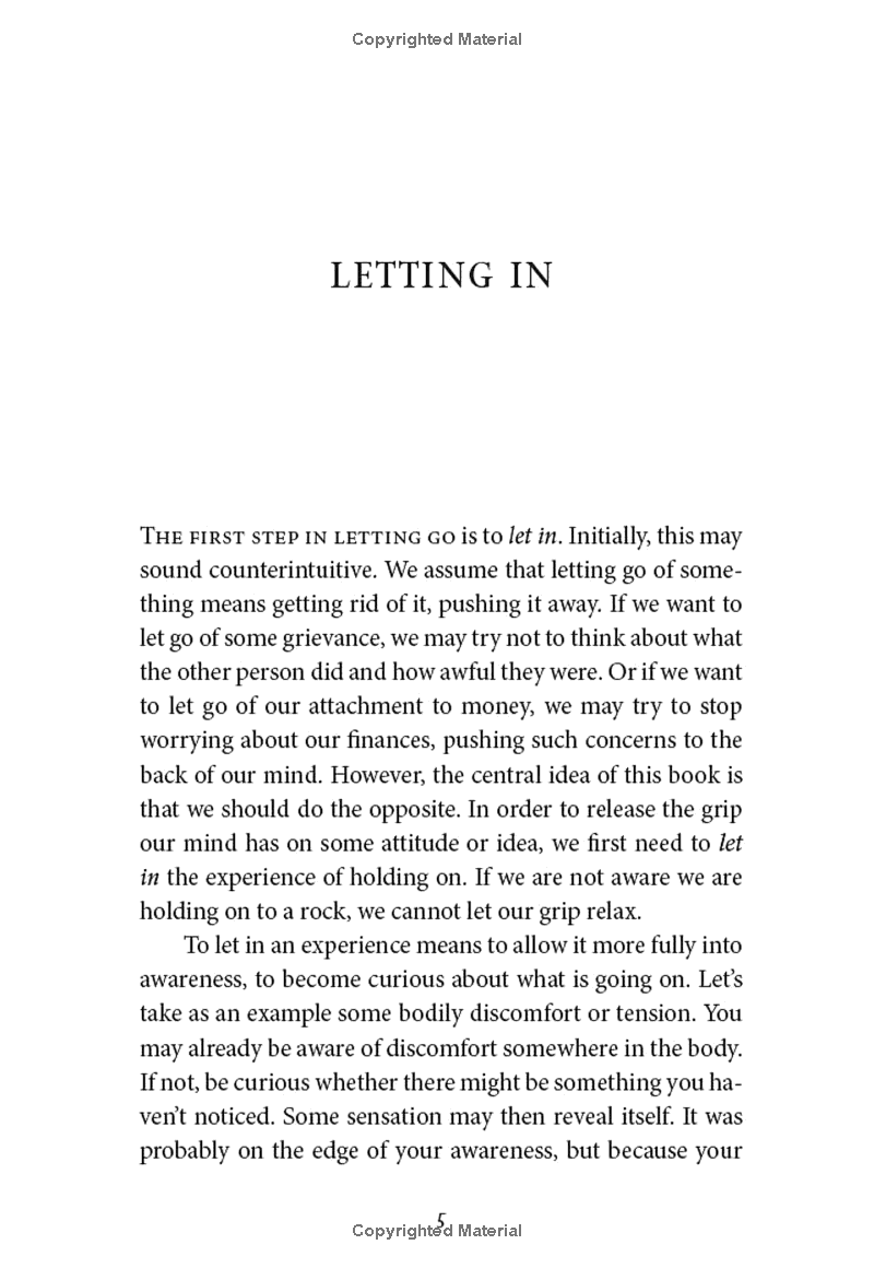 letting go of nothing: relax your mind and discover the wonder of your true nature (an eckhart tolle edition)