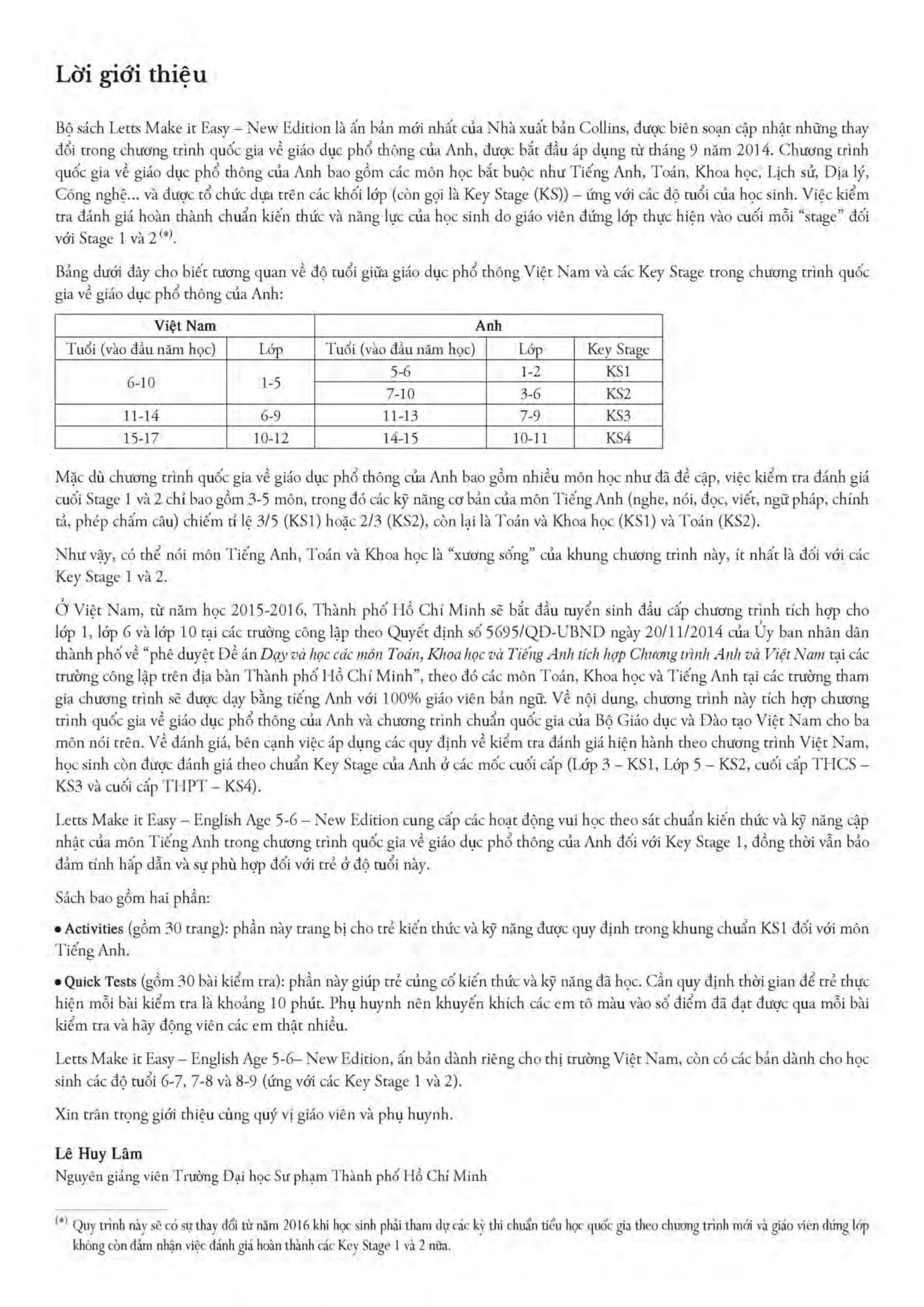 letts make it easy - english (age 5-6)