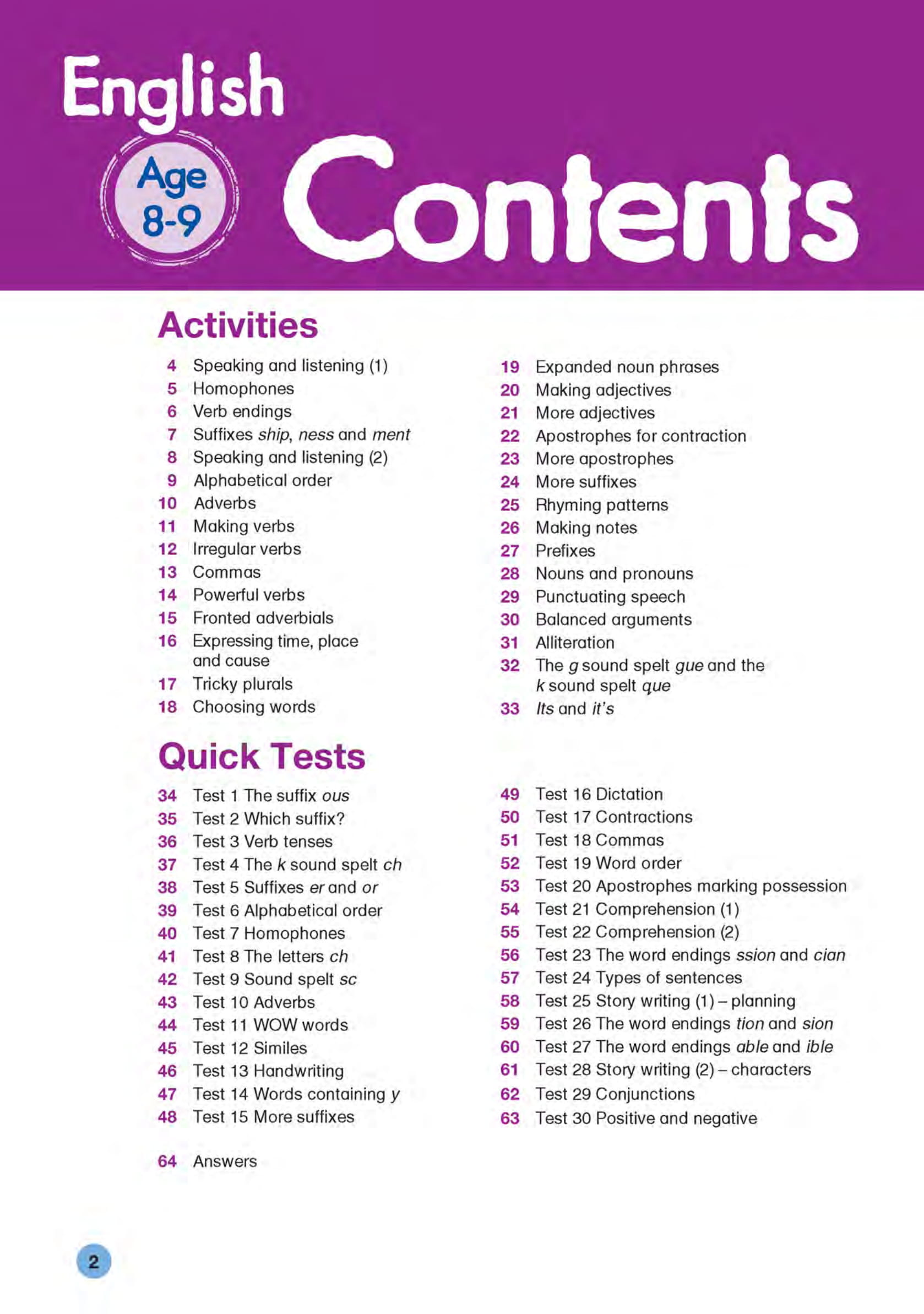 letts make it easy - english (age 8-9)